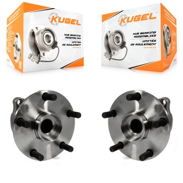 Rear Wheel Bearing And Hub Assembly Pair For Subaru Impreza WRX STI K70-100712