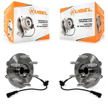 Rear Wheel Bearing And Hub Assembly Pair For 2013-2019 Cadillac XTS With 6 Lug Wheels K70-100783