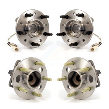 Front Rear Wheel Bearing & Hub Assembly Kit For Chevrolet Malibu Pontiac Grand Am Cutlass K70-101183