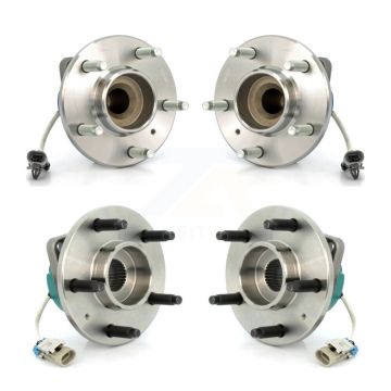 Front Rear Wheel Bearing & Hub Assembly Kit For Cadillac CTS STS K70-101193