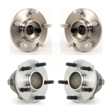 Front Rear Wheel Bearing & Hub Assembly Kit For Mazda 3 4-Wheel ABS K70-101208