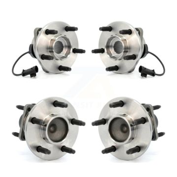 Front Rear Wheel Bearing Hub Assembly Kit For 08 Chevrolet Cobalt 2.0L With 5 Lug Wheels K70-101210