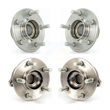 Front Rear Wheel Bearing & Hub Assembly Kit For Dodge Chrysler 300 Charger Challenger K70-101223