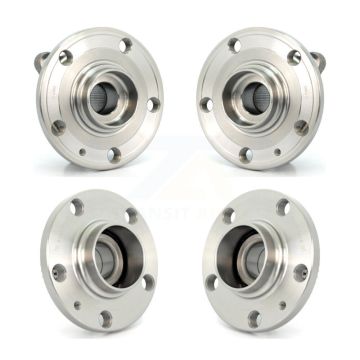 Front Rear Wheel Bearing & Hub Assembly Kit For 2005 Volkswagen Jetta 1st Design K70-101236