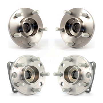 Front Rear Wheel Bearing & Hub Assembly Kit For 2005-2010 Volvo S40 V50 AWD K70-101240