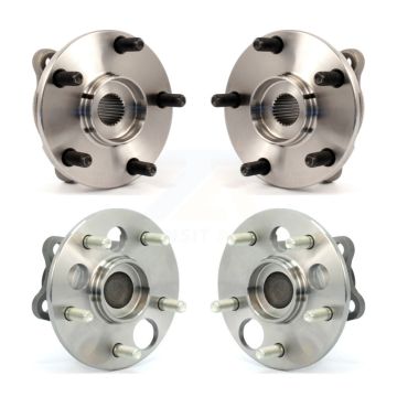 Front Rear Wheel Bearing & Hub Assembly Kit For 2008-2015 Scion xB K70-101244