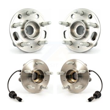 Front Rear Wheel Bearing & Hub Assembly Kit For 2010-2017 Chevrolet Equinox GMC Terrain K70-101262