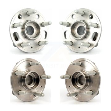 Front Rear Wheel Bearing Hub Assembly Kit For Cadillac CTS 3.6L with Naturally Aspirated K70-101263