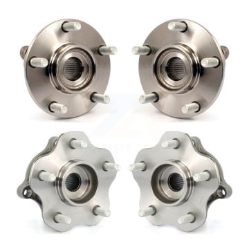 Front Rear Wheel Bearing & Hub Assembly Kit For 2008-2013 Nissan Rogue AWD K70-101269