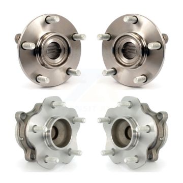Front Rear Wheel Bearing & Hub Assembly Kit For 2007-2012 Nissan Sentra 2.5L K70-101270
