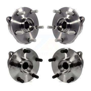 Front Rear Wheel Bearing & Hub Assembly Kit For Subaru Impreza WRX STI K70-101274