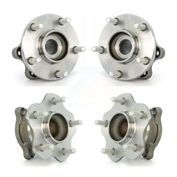 Front Rear Wheel Bearing & Hub Assembly Kit For 2004-2009 Nissan Quest K70-101277