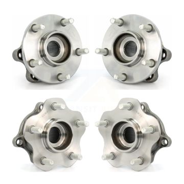 Front Rear Wheel Bearing & Hub Assembly Kit For 2003-2007 Nissan Murano AWD K70-101278