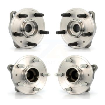 Front Rear Wheel Bearing & Hub Assembly Kit For 2011-2012 Chevrolet Cruze K70-101279