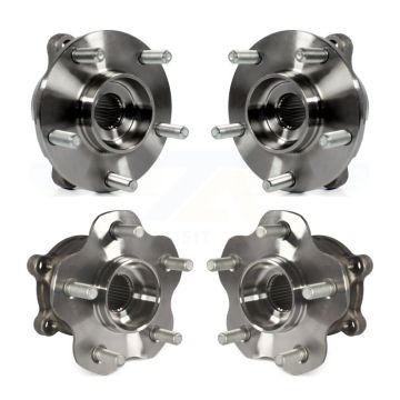 Front Rear Wheel Bearing Hub Assembly Kit For INFINITI Q50 G37 QX50 EX35 G35 Q60 FX35 M37 K70-101283