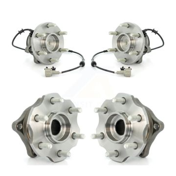 Front Rear Wheel Bearing & Hub Assembly Kit For 2005-2012 Nissan Pathfinder RWD K70-101291