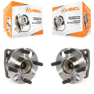 Rear Wheel Bearing And Hub Assembly Pair For 2011-2014 Mazda 2 K70-101376