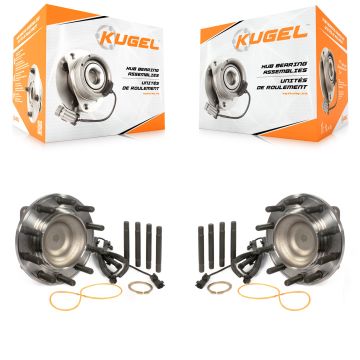 Front Wheel Bearing And Hub Assembly Pair For 2011-2016 Ford F-450 Super Duty F-550 4 X 2 K70-101414