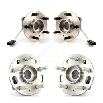 Front Rear Wheel Bearing & Hub Assembly Kit For 2010 Buick Allure K70-101424