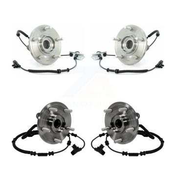 Front Rear Wheel Bearing & Hub Assembly Kit For 2012 Volkswagen Routan K70-101427