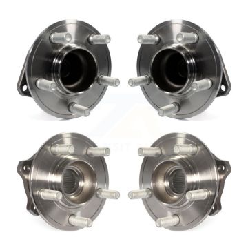 Front Rear Wheel Bearing & Hub Assembly Kit For Dodge Charger Challenger Chrysler 300 K70-101430
