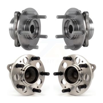 Front Rear Wheel Bearing & Hub Assembly Kit For 2017 Hyundai Elantra GT K70-101471