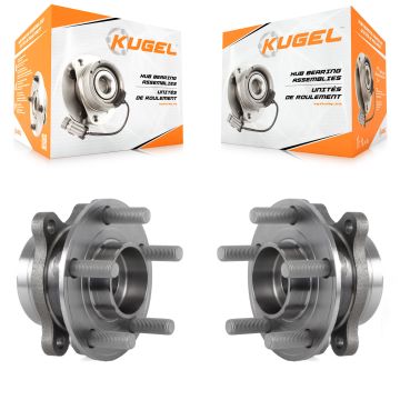 Rear Wheel Bearing & Hub Assembly Pair For Ford Edge Lincoln Nautilus MKX Continental AWD K70-101514