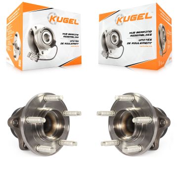 Rear Wheel Bearing And Hub Assembly Pair For 2009-2010 Ford Edge Lincoln MKX FWD K70-101517