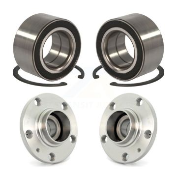 Front Rear Wheel Bearing And Hub Assembly Kit For 1999 Volkswagen Jetta Golf A4 body code K70-101522