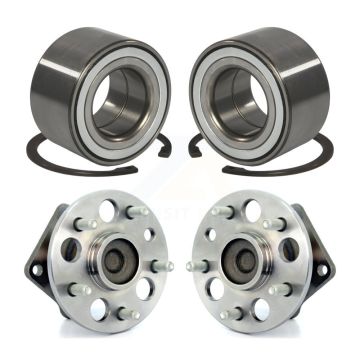Front Rear Wheel Bearing And Hub Assembly Kit For 1998-2003 Toyota Sienna K70-101523