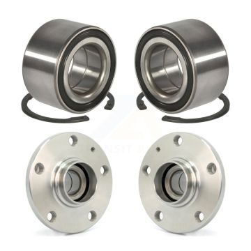 Front Rear Wheel Bearing And Hub Assembly Kit For 2005 Volkswagen Jetta 2nd Design K70-101534