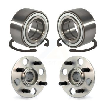 Front Rear Wheel Bearing And Hub Assembly Kit For Honda Civic Acura EL K70-101546