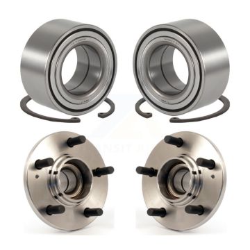 Front Rear Wheel Bearing Hub Assembly Kit For 2001-2006 Hyundai Santa Fe FWD with Non-ABS K70-101553