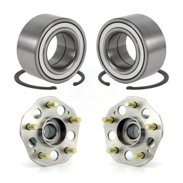 Front Rear Wheel Bearing And Hub Assembly Kit For 1997-2001 Honda Prelude K70-101561