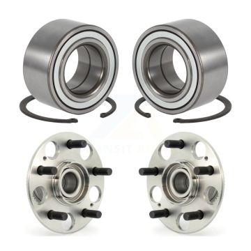 Front Rear Wheel Bearing And Hub Assembly Kit For Honda Accord Acura TL K70-101564
