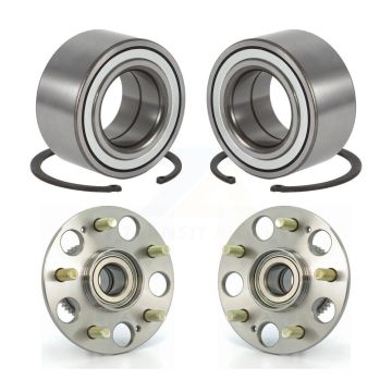 Front Rear Wheel Bearing And Hub Assembly Kit For Honda Civic Acura RSX K70-101565