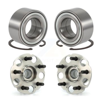 Front Rear Wheel Bearing And Hub Assembly Kit For 1999-2004 Honda Odyssey K70-101575