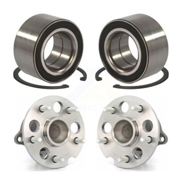 Front Rear Wheel Bearing And Hub Assembly Kit For 2004-2010 Toyota Sienna FWD K70-101584