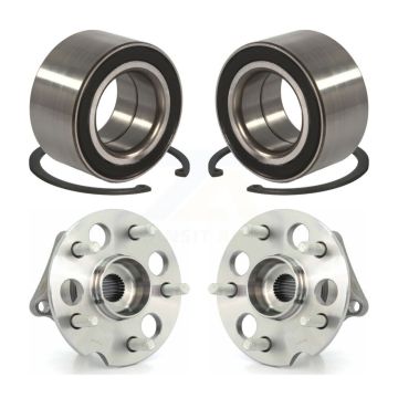 Front Rear Wheel Bearing And Hub Assembly Kit For 2004-2010 Toyota Sienna AWD K70-101585