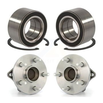 Front Rear Wheel Bearing And Hub Assembly Kit For 2009-2012 Toyota Corolla 2.4L K70-101592