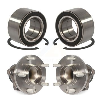 Front Rear Wheel Bearing And Hub Assembly Kit For 2007-2015 Mazda CX-9 FWD K70-101596