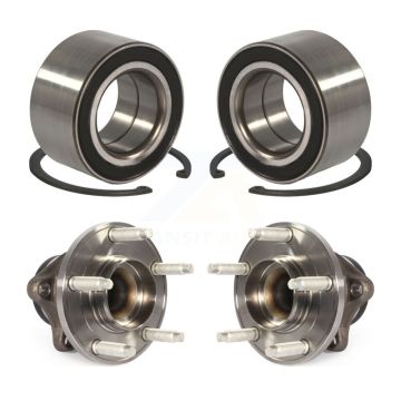 Front Rear Wheel Bearing And Hub Assembly Kit For 2009-2010 Ford Edge Lincoln MKX FWD K70-101599