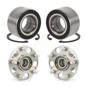 Front Rear Wheel Bearing And Hub Assembly Kit For Honda Accord Acura TL K70-101605