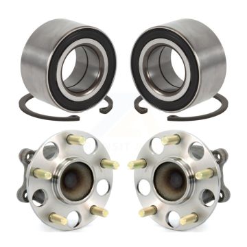 Front Rear Wheel Bearing And Hub Assembly Kit For Honda Accord Acura TSX K70-101607