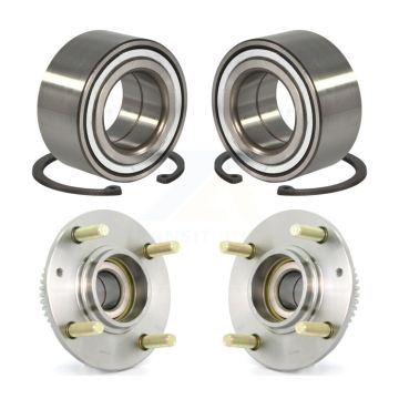 Front Rear Wheel Bearing And Hub Assembly Kit For Hyundai Elantra Kia Spectra Spectra5 K70-101616