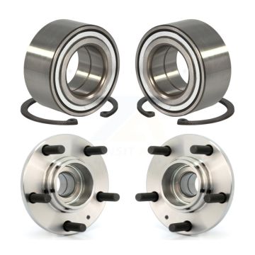 Front Rear Wheel Bearing And Hub Assembly Kit For Hyundai Tiburon K70-101617