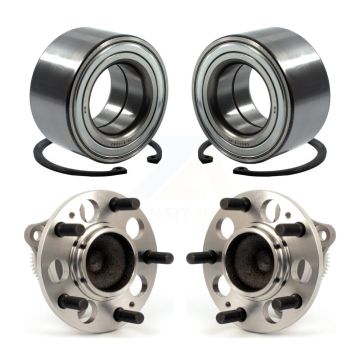 Front Rear Wheel Bearing Hub Assembly Kit For Hyundai Elantra Kia Forte GT Veloster Coupe K70-101651