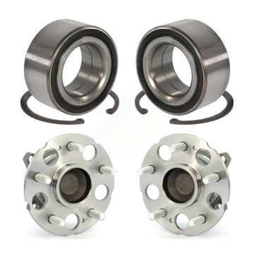 Front Rear Wheel Bearing And Hub Assembly Kit For Honda Accord Crosstour FWD K70-101657