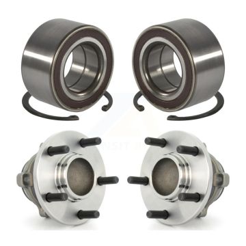 Front Rear Wheel Bearing And Hub Assembly Kit For Mazda 3 5 Sport K70-101660