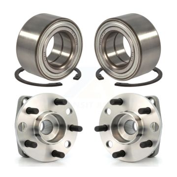 Front Rear Wheel Bearing And Hub Assembly Kit For 2002-2008 Jaguar X-Type K70-101661